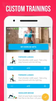 Buttocks And Legs Workout android App screenshot 1