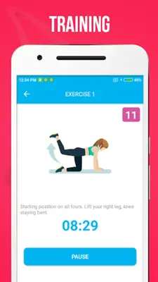 Buttocks And Legs Workout android App screenshot 3